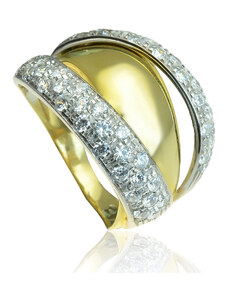 GOLDIE Zlatý prsteň Claire LRG087.GMB