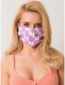 Fashionhunters White and purple protective mask