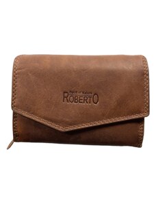 Roberto Dámska kožená peňaženka - hnedá 2822
