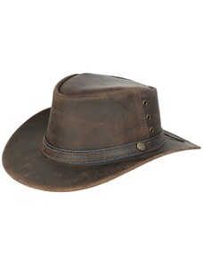 Austrálsky klobúk kožený - kožený klobúk SCIPPIS LONGFORD