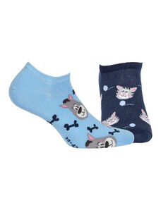 Wola Členkové ponožky funky so vzorom Pes/mačka