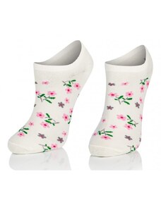 Tak Dámske členkové ponožky s kvetmi