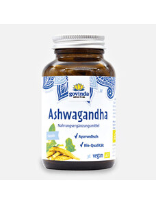 Govinda Ashwagandha energia, vitalita, sex, 90 kapsúl, 45 g, BIO