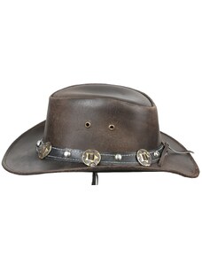 Austrálsky klobúk kožený - CONCHO SCIPPIS