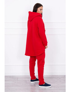 K-Fashion Súprava vrecovitých nohavíc červená