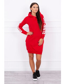 K-Fashion Červené šaty Off White