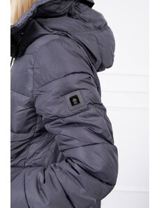 K-Fashion Prešívaná zimná bunda FIFI Cindy grey