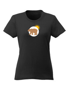 paradoo Dámske tričko "Medveď - Západ slnka"