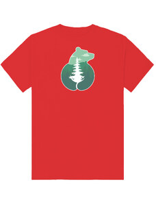 paradoo Pánske tričko "Medveď - les"