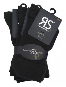 Klasické hladké bambusové ponožky so Sorbtekom RS