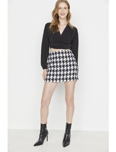 Trendyol Black Woven Skirt