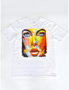 Fam Dámske tričko Organic T-shirt - Biele / Face2