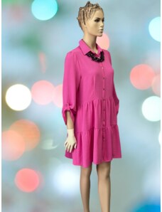 Harmonystyle šaty košeľové ružové Rinascimento