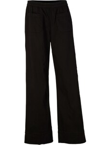 bonprix Twillové nohavice s rozšíreným strihom a pohodlným pásom, farba čierna
