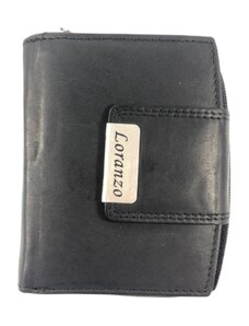 Loranzo Dámská kožená peněženka - černá 415