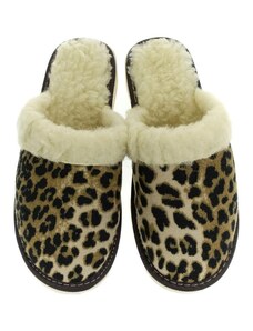JOHN-C Dámske leopardie papuče KOĽA