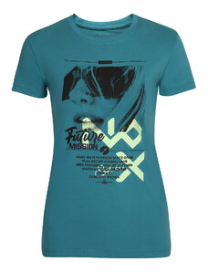 Women's T-shirt nax NAX SEDOLA teal variant pe