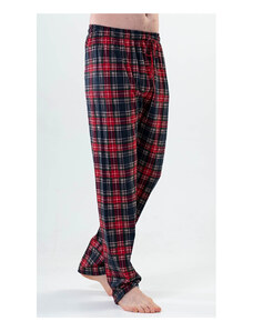 Gazzaz Pánske pyžamové nohavice Karel, farba červená, 100% bavlna