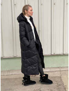 Vero Moda dámský zimní maxi kabát Uppsala černý