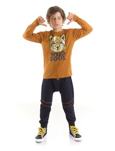 mshb&g Mushi Gilded Fox Boy's T-shirt Trousers Set