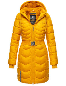 Dámsky zimný prešívaný kabát Alpenveilchen Navahoo - YELLOW