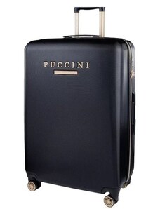 Puccini - Cestovný kufor na kolieskach 79,5 litra - M stredný, čierny Los Angeles
