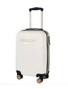 Puccini --Cestovný kufor na kolieskach 36 litrov - S malý, biely Los Angeles