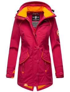 Dámsky outdoorový kabát (dlhá bunda) Soulinaa Marikoo - FUCHSIA