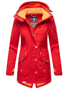 Dámsky outdoorový kabát (dlhá bunda) Soulinaa Marikoo - RED