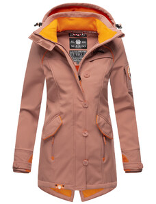 Dámsky outdoorový kabát (dlhá bunda) Soulinaa Marikoo - TERRACOTTA