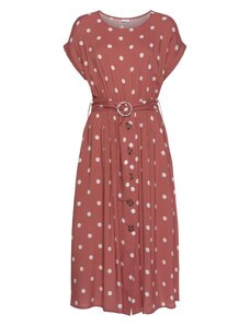 LASCANA Šaty červená / biela