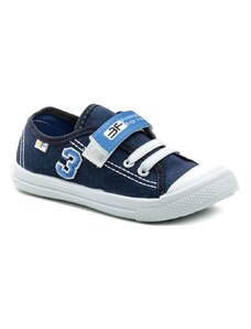 3F chlapčenské modré papuče 3SP8-15