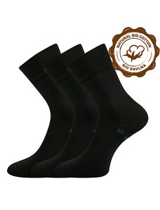 Ponožky LONKA Bioban BIO bavlna čierne 3 páry 35-38 100186