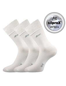 Ponožky LONKA Desilve white 3 páry 35-38 100531