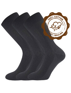 Ponožky LONKA Halik black 3 páry 38-39 118438