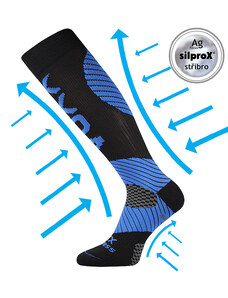 VOXX Protect kompresné ponožky čierne 1 pár 35-38 111966