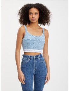 Calvin Klein Jeans | Bustier denim top | S