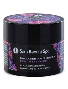 Kolagénový pleťový krém Sara Beauty Spa - Ovocie a Levanduľa