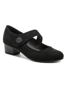 Jana 8-24360-29 čierna dámska letná obuv šírka H