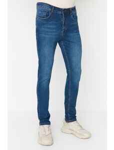 Trendyol Collection Modrá Stretch Fabric Skinny Fit Jeans Jeans Nohavice