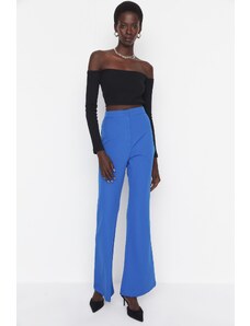 Trendyol Collection Tkané nohavice s modrým svetielkom