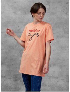 Apricot women's elongated T-shirt Diesel - Women