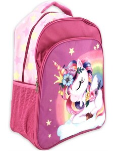 DIFUZED Dievčenské školský batoh s jednorožcom