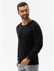 Ombre Clothing Pánsky sveter - čierna E195