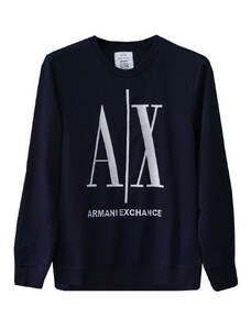 Pánská modrá mikina-triko Armani Exchange