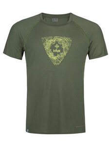 Men's running T-shirt Kilpi WYLDER-M khaki