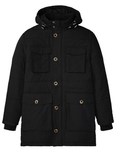 bonprix Parka bunda s odnímateľnou kapucňou, farba čierna, rozm. 60