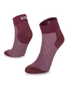 Unisex running socks KILPI MINIMIS-U dark red