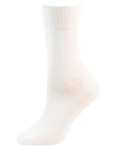 VFstyle Bavlnené dámske ponožky HIGH biele