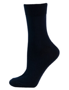 VFstyle Bavlnené dámske ponožky HIGH čierne